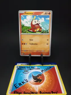 Fuecoco 036/198 Scarlet & Violet Regular Common Pokemon Card - Image 1