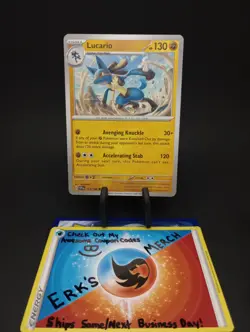Lucario 114/198 Scarlet & Violet Regular Uncommon Pokemon Card - Image 1
