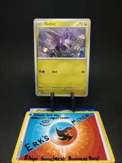 Noibat 068/091 Paldean Fates Regular Common Pokemon Card - Image 1