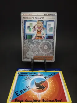 Professor's (Sada) 189/198 Scarlet & Violet Reverse Holo Rare Pokemon Card - Image 1