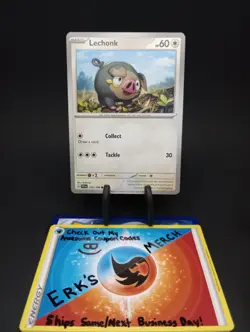 Lechonk 155/198 Scarlet & Violet Regular Common Pokemon Card - Image 1