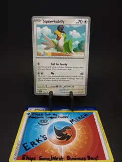 Squawkabilly 162/198 Scarlet & Violet Regular Common Pokemon Card - Image 1