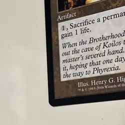 MTG Claws of Gix Time Spiral TCG Rare Artifact Card 107/121 - Image 5