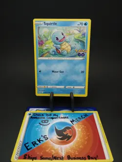 Squirtle 015/078 Pokemon GO Regular Common Pokemon Card - Image 1