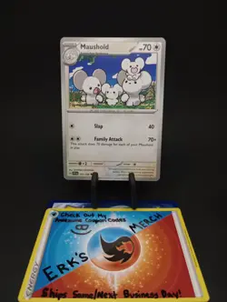 Maushold 161/198 Scarlet & Violet Regular Uncommon Pokemon Card - Image 1