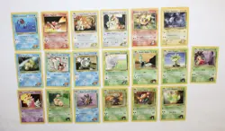 Vintage Pokemon Gym Heroes Uncommon & Rare (19 Card Bundle) - Image 1