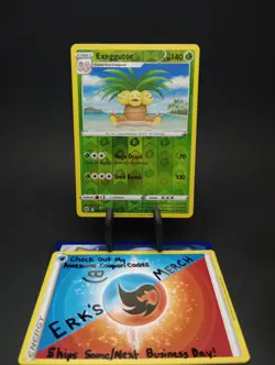 Exeggutor 002/172 Brilliant Stars Reverse Holo Uncommon Pokemon Card - Image 1