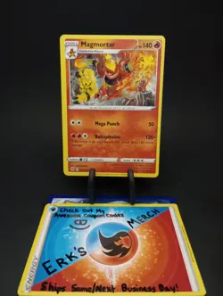 Magmortar 020/172 Brilliant Stars Regular Rare Pokemon Card - Image 1