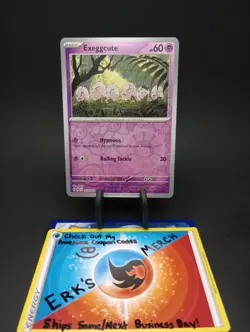 Exeggcute 023/091 Paldean Fates Reverse Holo Common Pokemon Card - Image 1