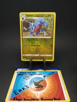 Gabite 108/172 Brilliant Stars Reverse Holo Uncommon Pokemon Card - Image 1