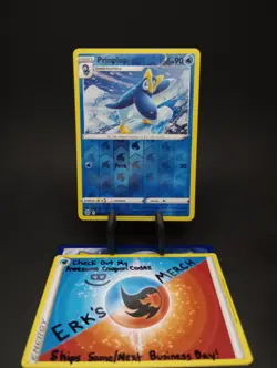 Prinplup 036/172 Brilliant Stars Reverse Holo Uncommon Pokemon Card - Image 1
