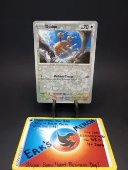 Doduo 084/165 English 151 Reverse Holo Common Pokemon Card - Image 1