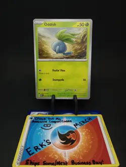 Oddish 001/197 Obsidian Flames Regular Common Pokemon Card - Image 1