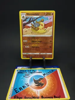 Wormadam 077/172 Brilliant Stars Reverse Holo Rare Pokemon Card - Image 1