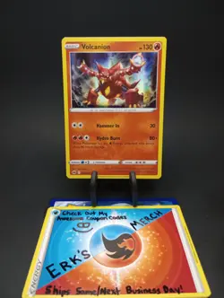 Volcanion 026/159 Crown Zenith Holo Rare Pokemon Card - Image 1