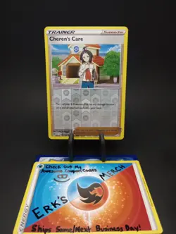 Cheren's Care 134/172 Brilliant Stars Reverse Holo Uncommon Pokemon Card - Image 1