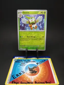 Dartrix 014/197 Obsidian Flames Reverse Holo Uncommon Pokemon Card - Image 1