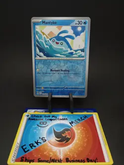 Mantyke 039/182 Paradox Rift Reverse Holo Common Pokemon Card - Image 1
