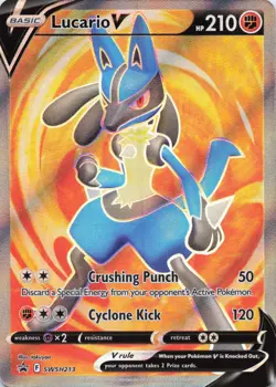 Lucario V - Promo Holo 2019 SWSH: Sword & Shield Promo Cards SWSH213 NM - Image 1