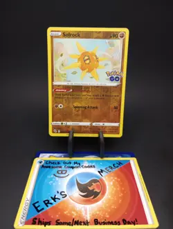 Solrock 039/078 Pokemon GO Reverse Holo Uncommon Pokemon Card - Image 1