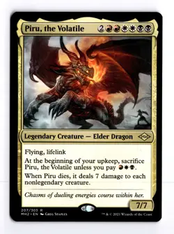 Piru, the Volatile 207 Modern Horizons 2 R MTG LP - Image 1