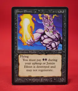 Junun Efreet, Arabian Nights Magic The Gathering MTG 1993 - LP - Image 1