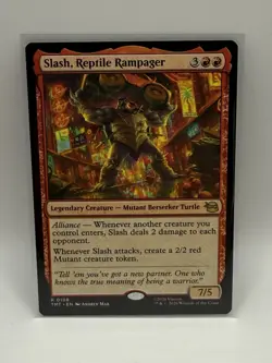 MTG Slash, Reptile Rampager Teenage Mutant Ninja Turtles Regular Rare 108 - Image 1