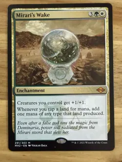 Mirari's Wake - Modern Horizons 2 Mythic Enchantment White Green 291 MTG - Image 1