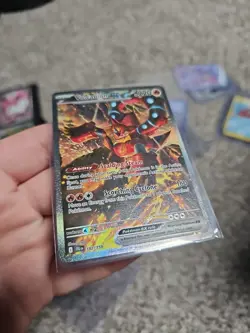Pokemon TCG Volcanion Ex 182/159 - SIR - SV09: Journey Together - Image 3