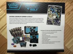 Pokemon TCG Scarlet & Violet Black Bolt ETB Elite Trainer Box Factory Sealed - Image 2