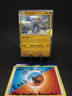 Machamp 068/165 English 151 Holo Rare Pokemon Card - Image 1
