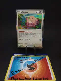 Chansey 113/165 English 151 Holo Rare Pokemon Card - Image 1