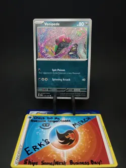 Venipede 115/167 Twilight Masquerade Regular Common Pokemon Card - Image 1