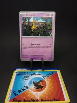 Girafarig 083/167 Twilight Masquerade Regular Common Pokemon Card - Image 1