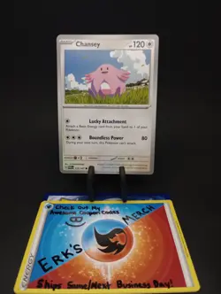 Chansey 133/167 Twilight Masquerade Regular Common Pokemon Card - Image 1