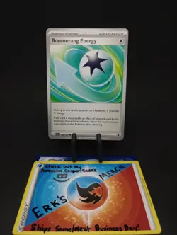 Boomerang Energy 166/167 Twilight Masquerade Regular Uncommon Pokemon Card - Image 1