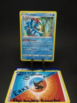 Feraligatr 057/264 Fusion Strike Holo Rare Pokemon Card - Image 1