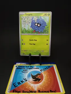 Tangela 001/167 Twilight Masquerade Regular Common Pokemon Card - Image 1