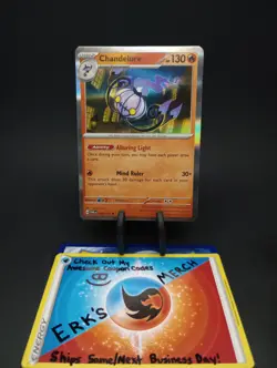 Chandelure 038/167 Twilight Masquerade Holo Rare Pokemon Card - Image 1