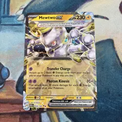 Pokemon TCG SV04: Paradox Rift #058/182 Mewtwo ex NM - Image 1