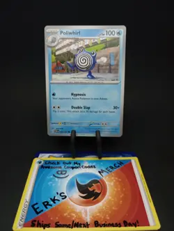 Poliwhirl 042/167 Twilight Masquerade Regular Common Pokemon Card - Image 1