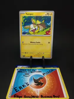 Yamper 058/162 Temporal Forces Regular Common Pokemon Card - Image 1
