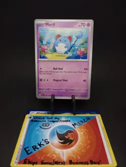 Marill 064/162 Temporal Forces Regular Common Pokemon Card - Image 1