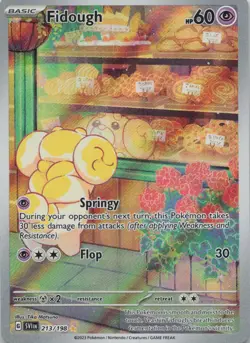 Fidough 213/198 Illustration Rare Scarlet & Violet Pokemon Near Mint - Image 1