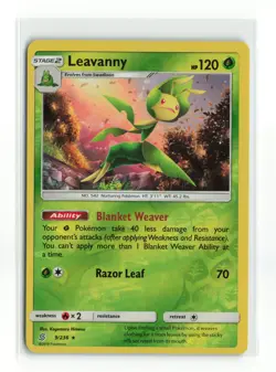 LEAVANNY 9/236 COSMIC ECLIPSE REVERSE HOLO POKEMON TCG NM - Image 1