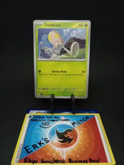 Toedscool 004/091 Paldean Fates Regular Common Pokemon Card - Image 1