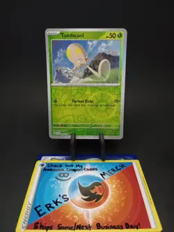 Toedscool 024/198 Scarlet & Violet Reverse Holo Common Pokemon Card - Image 1