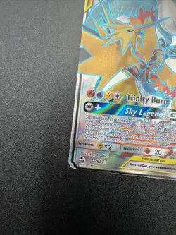 Moltres & Zapdos & Articuno GX 66/68 Hidden Fates Ultra Rare Pokemon Card - Image 5