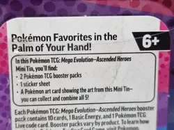 Pokemon TCG Ascended Heroes Mini Tin BRAND NEW SEALED Zorua Cramorant Artwork - Image 5