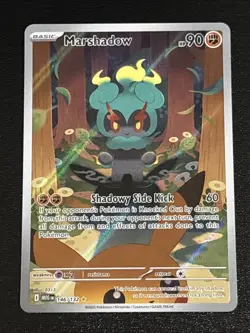 Pokemon TCG Mega Evolution Marshadow Illustration Rare 146/132 NM - Image 1